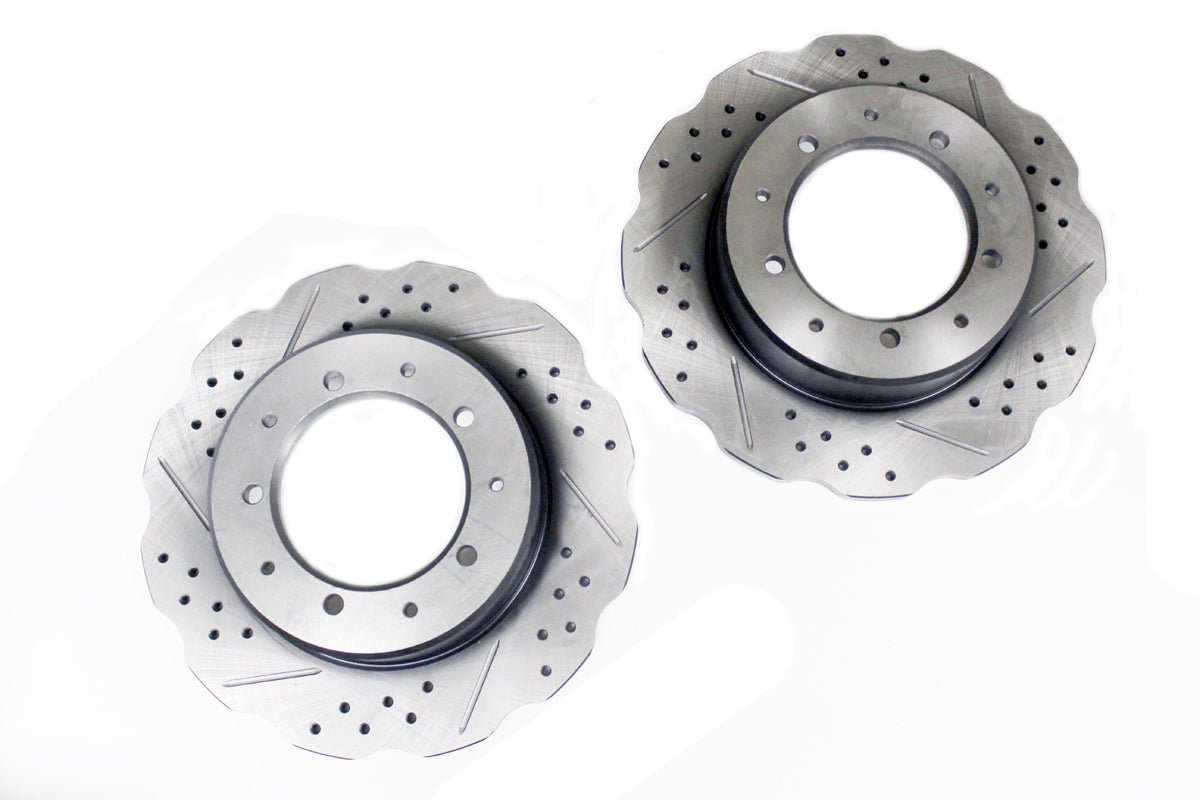 BRAKE DISC - WAVY - REAR - FITS - DEF - DEF07 90 > - D1 - RRC LR017953WCDG